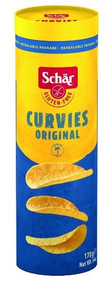 Gluteenivabad Curvies Original kartulikrõpsud, Schär 170g