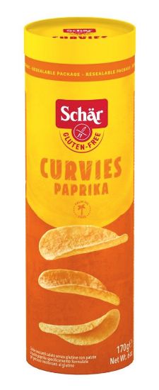 Gluteenivabad Curvies Paprika kartulikrõpsud, Schär 170g